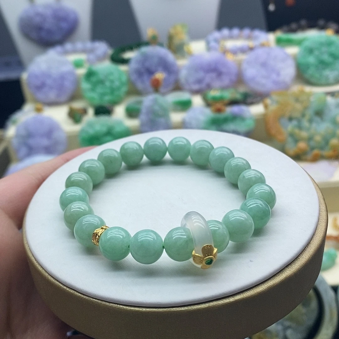 翡翠未镶嵌手串手串