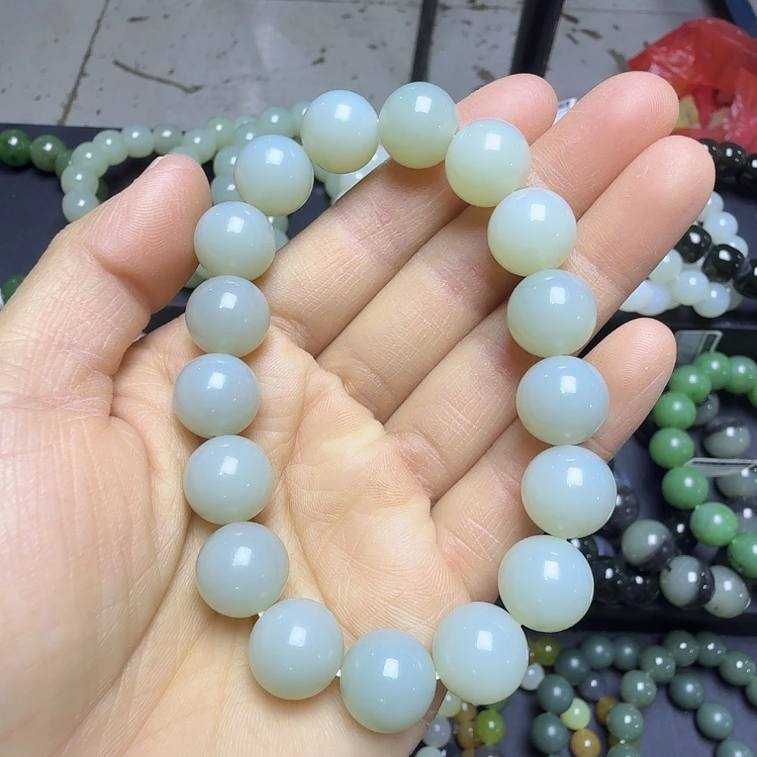 和田玉未镶嵌手链