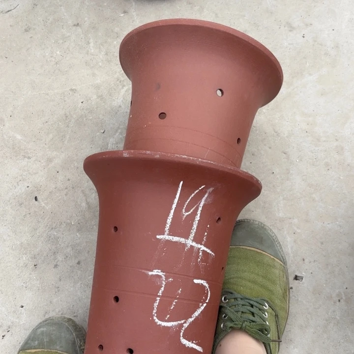 紫砂花盆紫砂的花