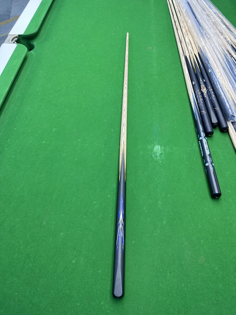 【闫总严选】蓝剑手工杆高端斯诺克球房专用黑八中八小头台球杆