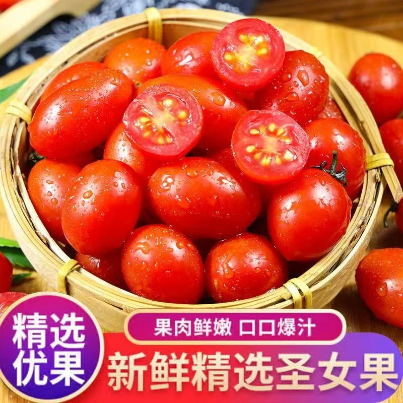新鲜自然熟圣女果千禧小番茄当季水果酸甜多汁包邮