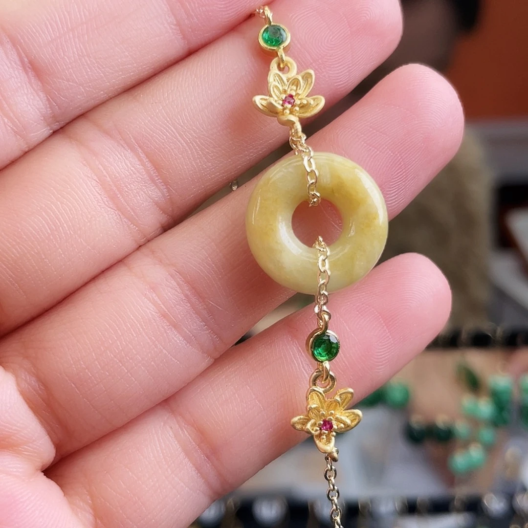 翡翠未镶嵌耳饰饰品