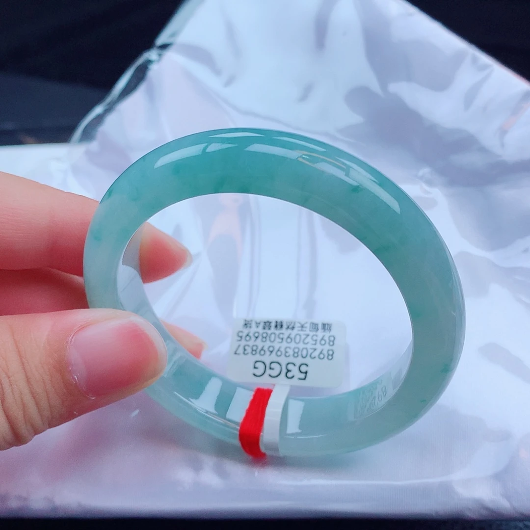 翡翠手镯未镶嵌天然缅甸翡翠A货手镯