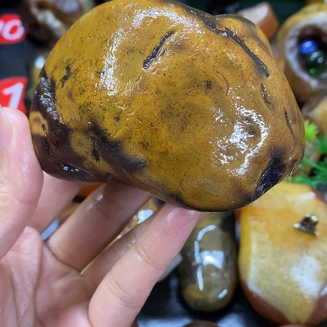 玛瑙/玉髓未镶嵌手把件