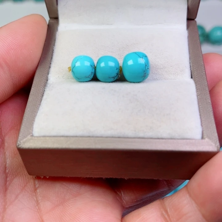 咚***咚绿松石未镶嵌珠宝半成品