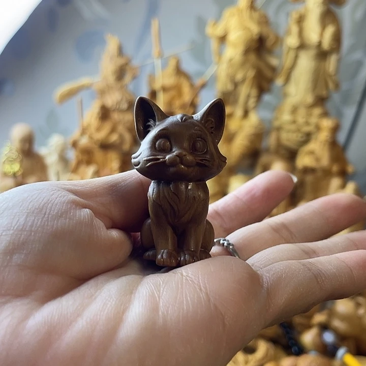 柏木（崖柏）绿檀猫咪