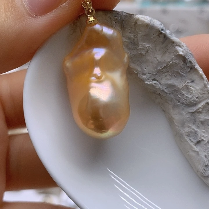 淡水珍珠未镶嵌吊坠(不含链)