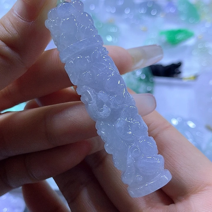 翡翠未镶嵌颈饰天然翡翠A货吊坠