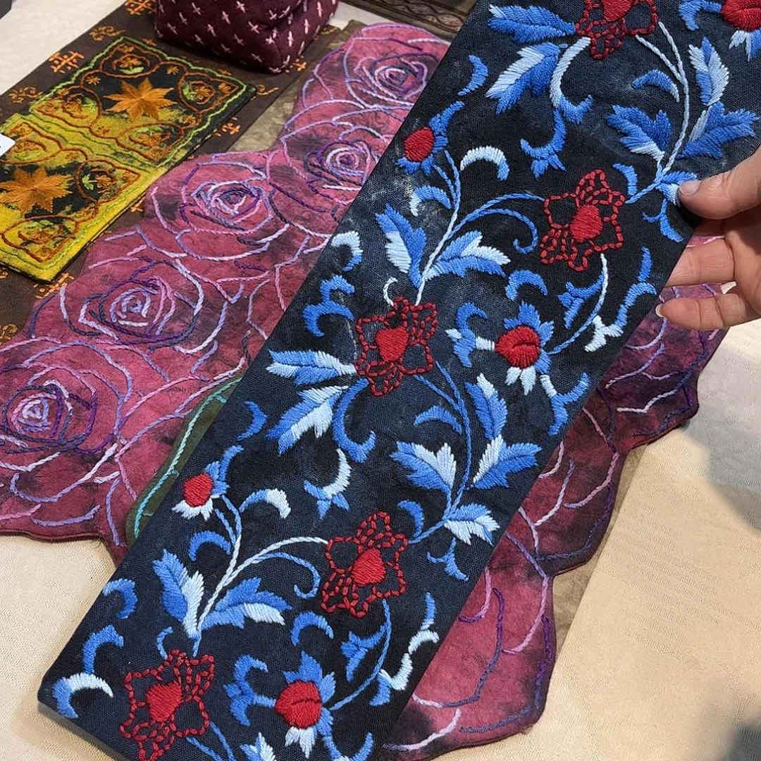 规格13.41刺子绣茶席