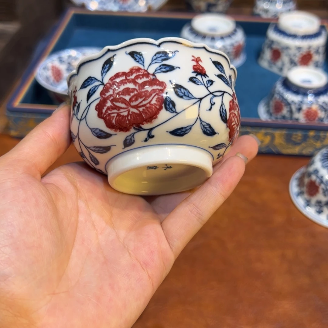 摆件景德镇陶瓷茶器百宝箱