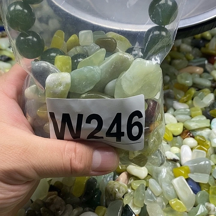 未镶嵌蛇纹石玉鱼缸石