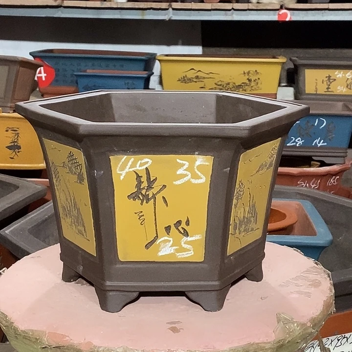 宜兴紫砂花盆花盆