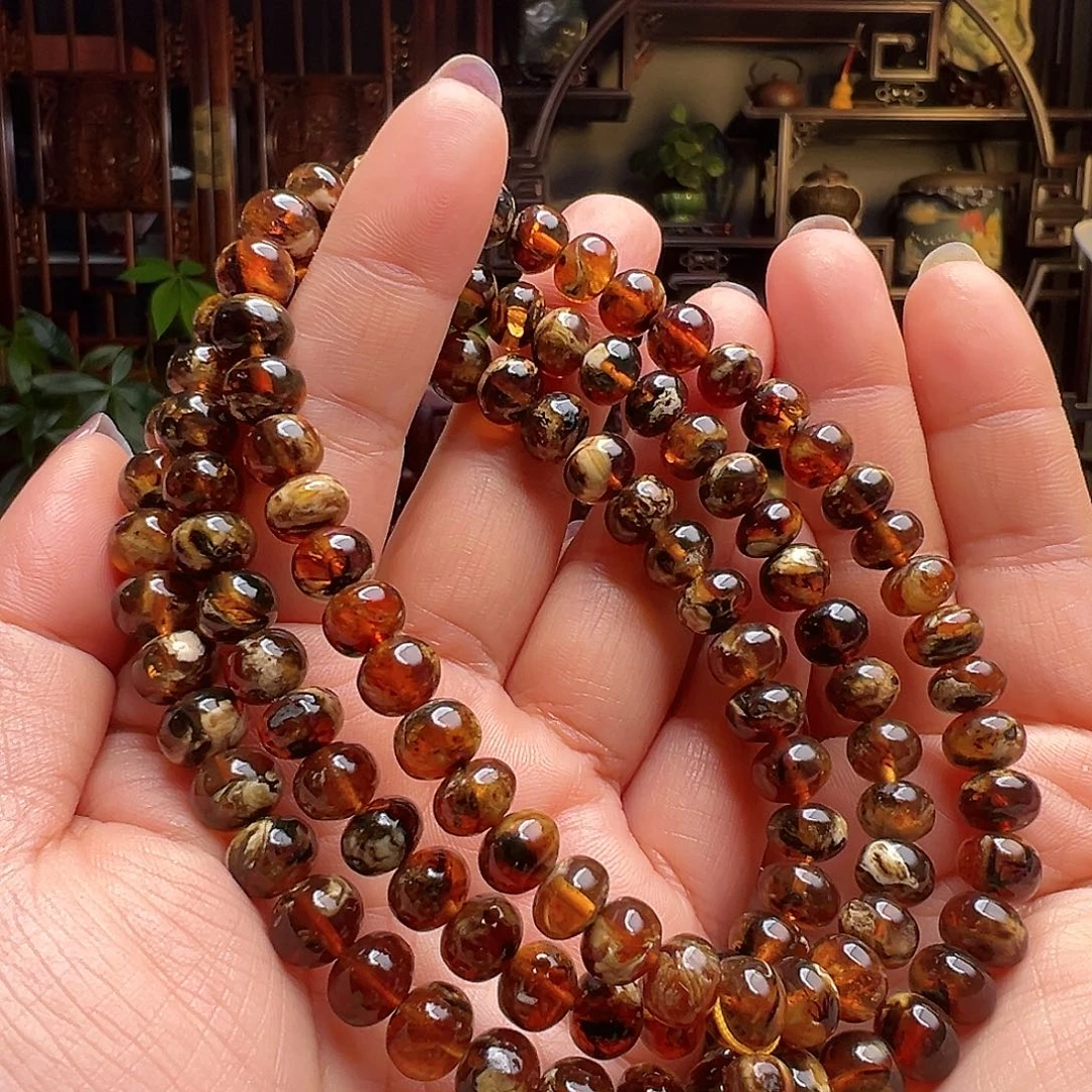 琥珀未镶嵌裸石抚顺琥珀20474八