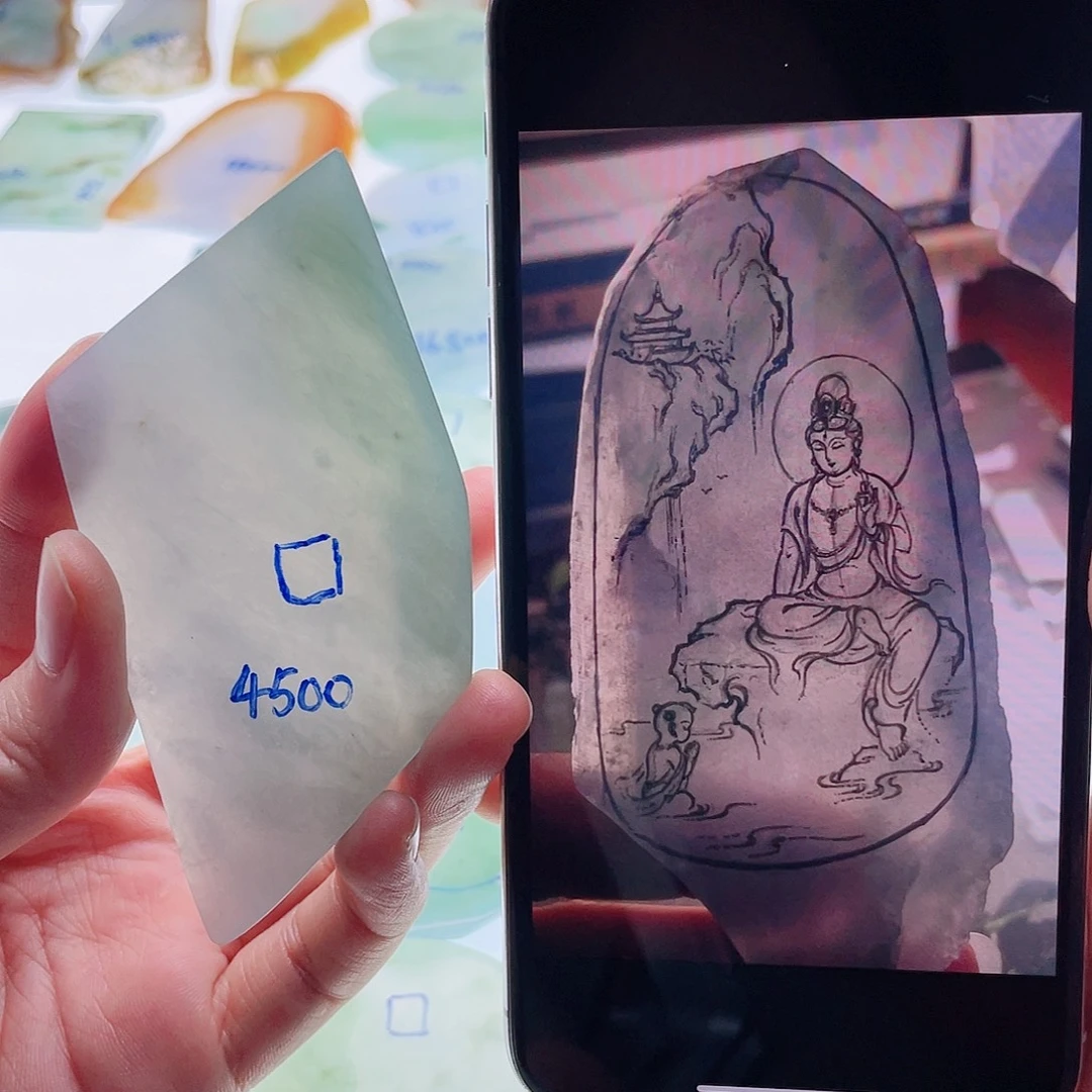 定制翡翠未镶嵌天然