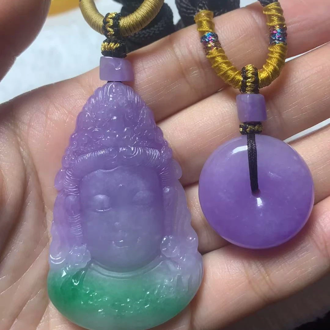 挂件观音平安扣精工雕刻