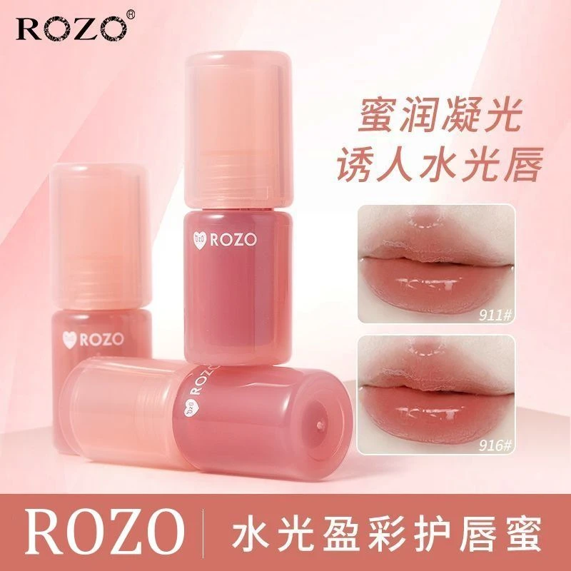 ROZO水光盈彩护唇蜜唇釉唇彩口红玻璃唇嘟嘟唇新款裸色系保湿推荐