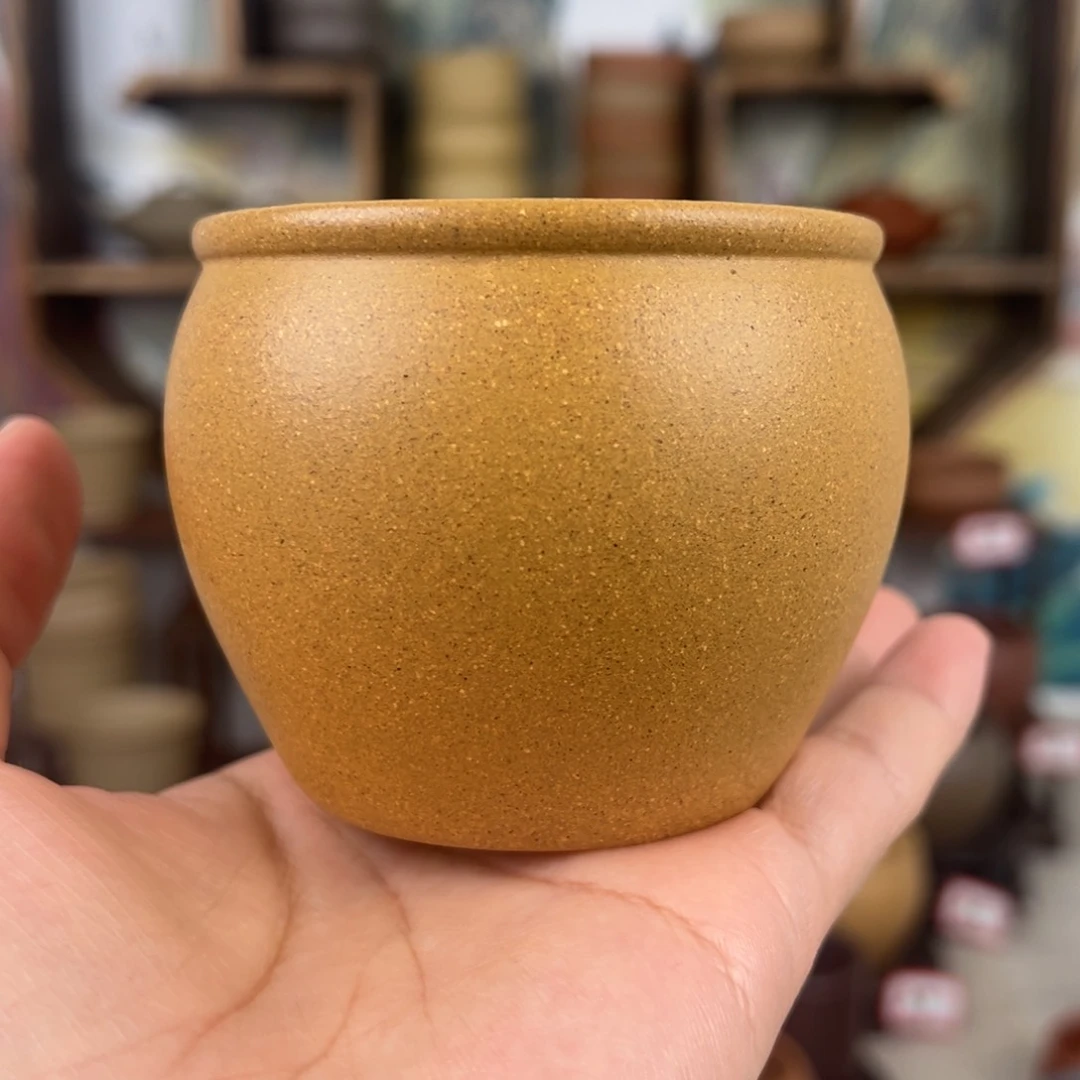 紫砂茶杯拙器甄选，纯原本矿。