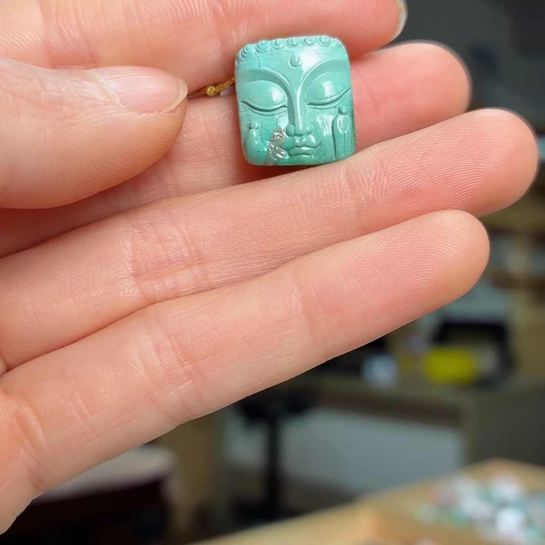 未镶嵌绿松石珠宝奇石