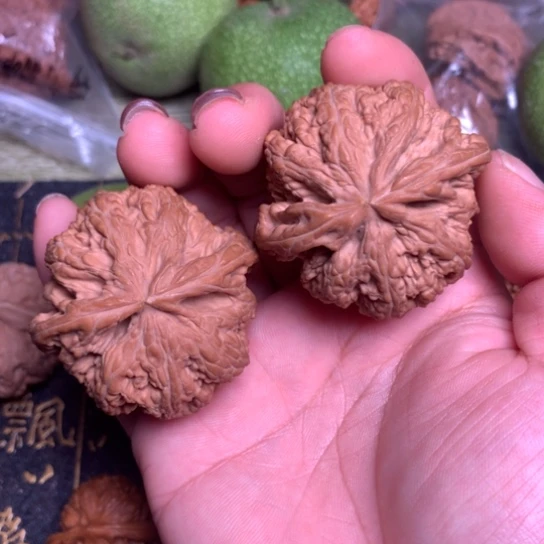 文玩核桃手把件粗筋47尺