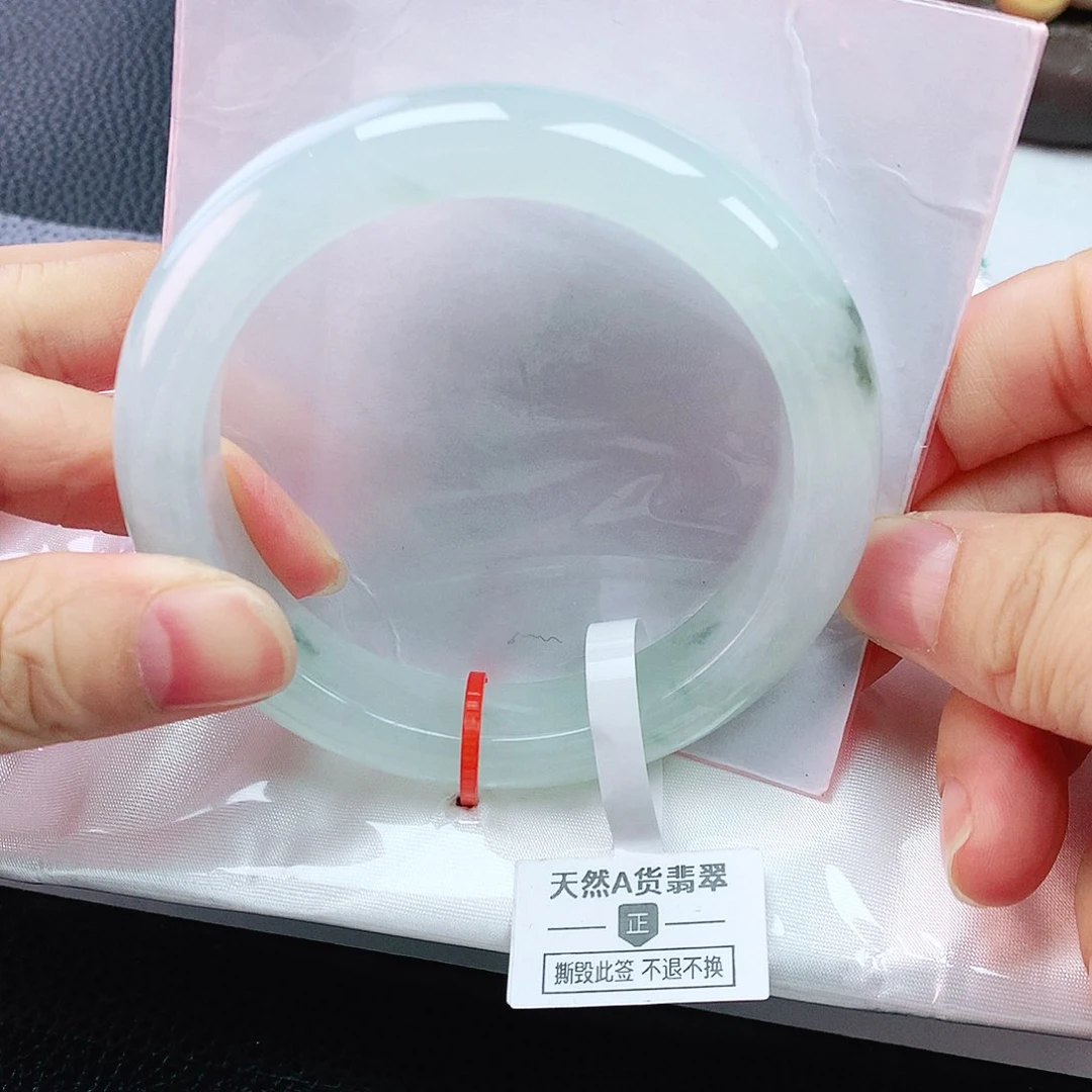 未镶嵌手镯翡翠56冰透