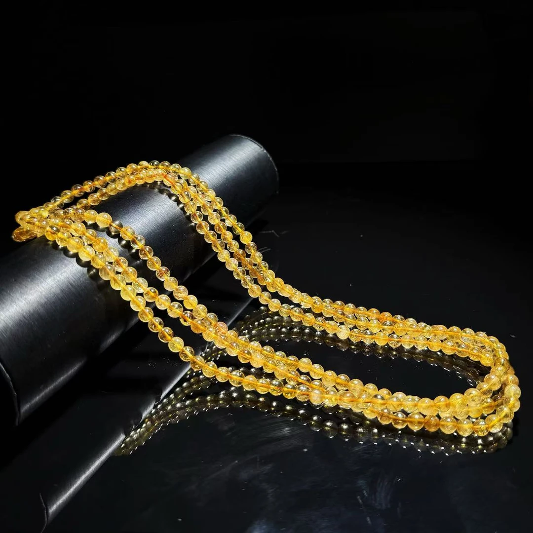 SJ803 金发晶圆珠小尺寸多圈手链-多样性发其一