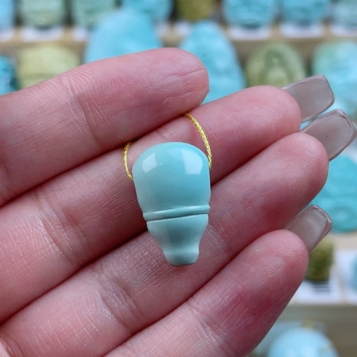 绿松石未镶嵌珠宝奇石12mm