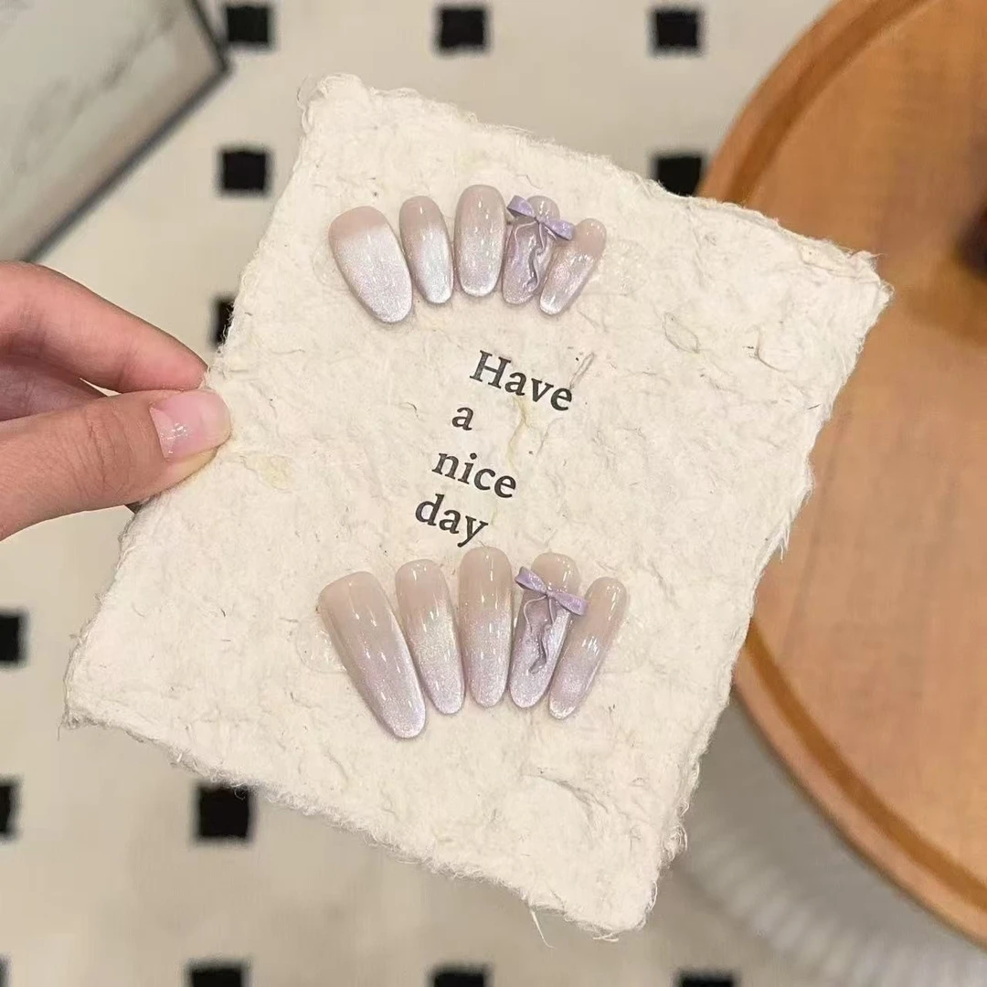 香芋奶冻-Naier 奈儿轻奢高定美甲 10片装