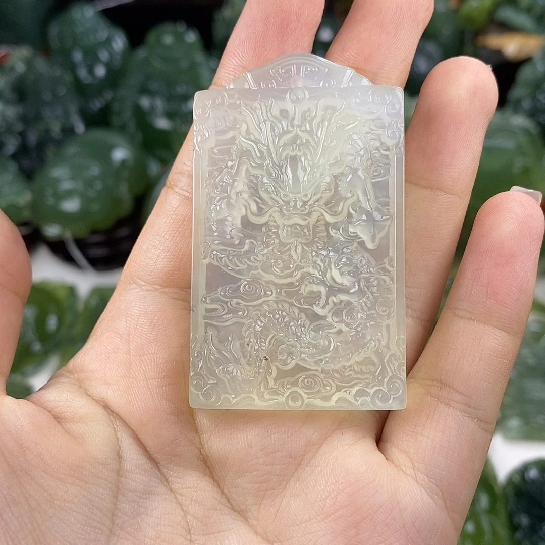 岫玉未镶嵌挂件挂件