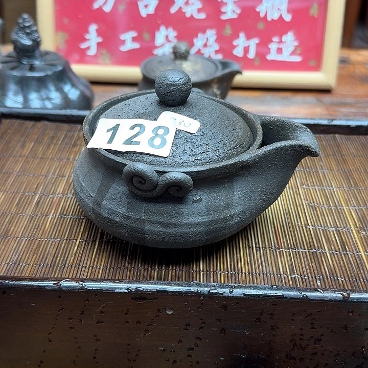 纯手工制作粗陶茶具浪***路