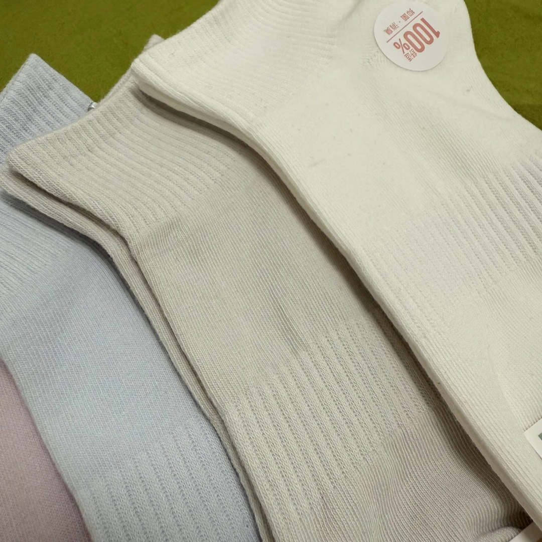 【不掉跟】女生基础款百棉船袜不易掉跟高品质棉袜运动春夏短袜
