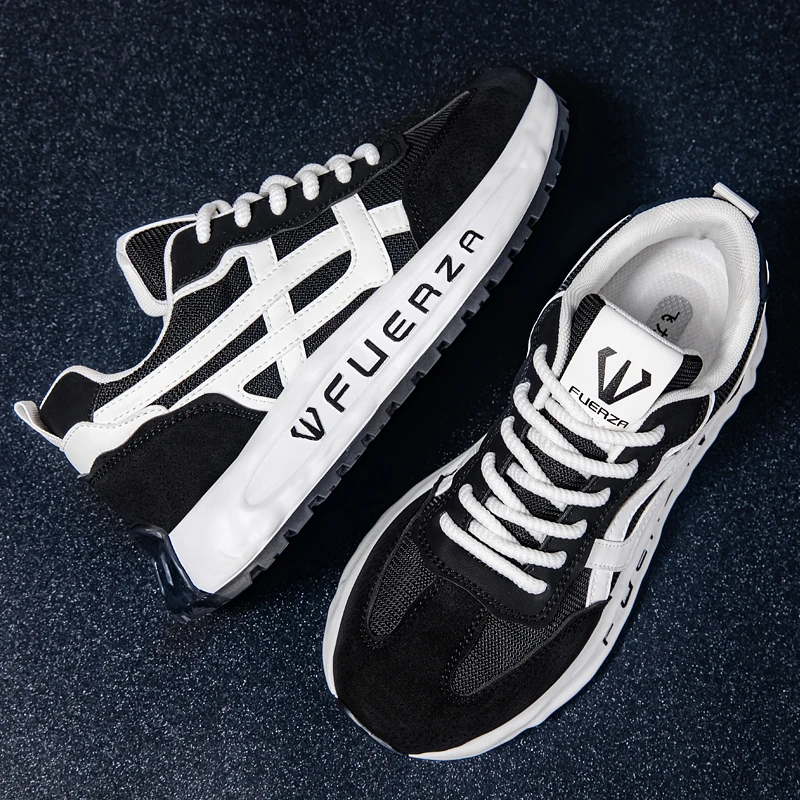 FUERZA飞力嘉2025年新款男鞋户外休闲跑步鞋阿甘鞋学生鞋BF8011