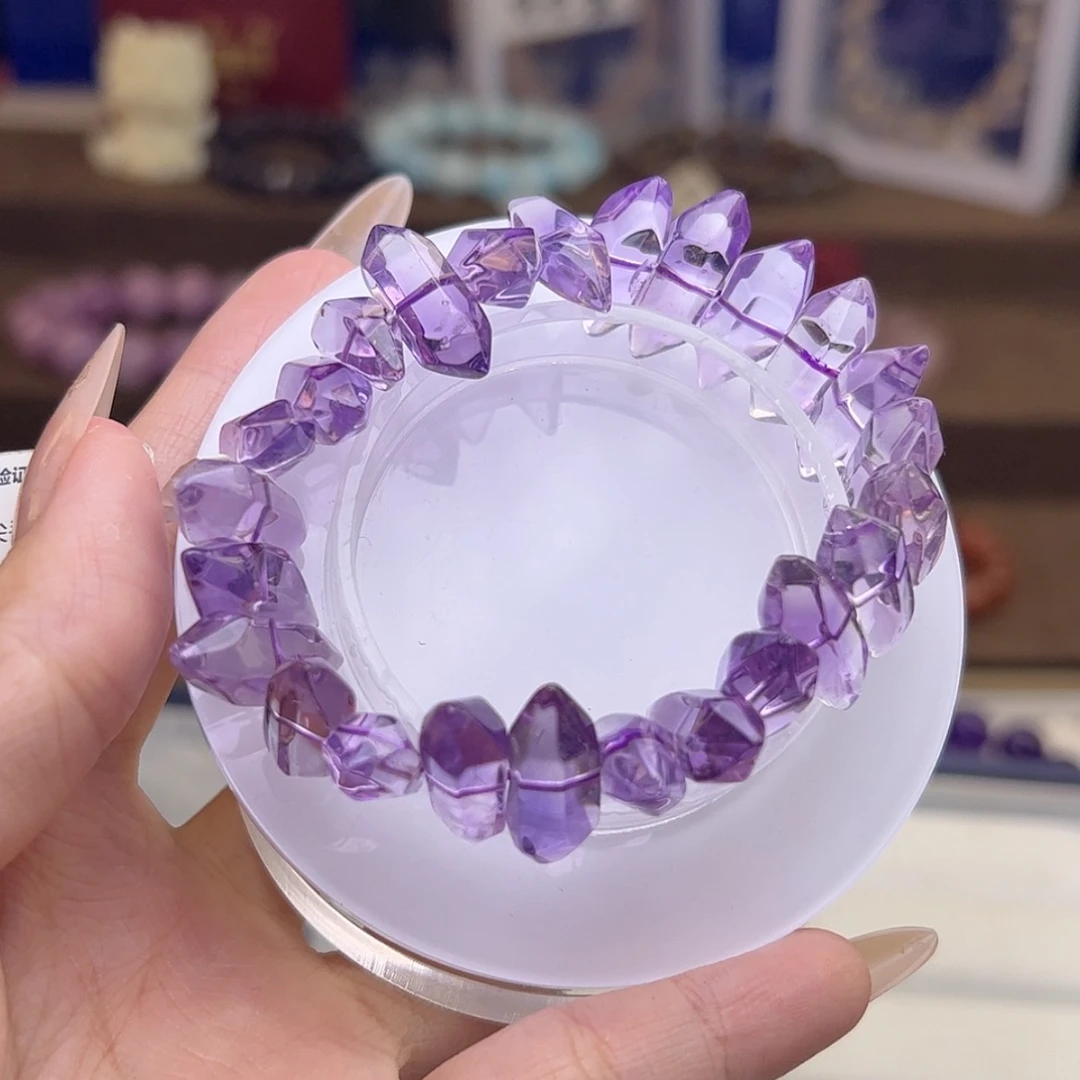 【闪购商品】水晶未镶嵌杨**铱674紫水