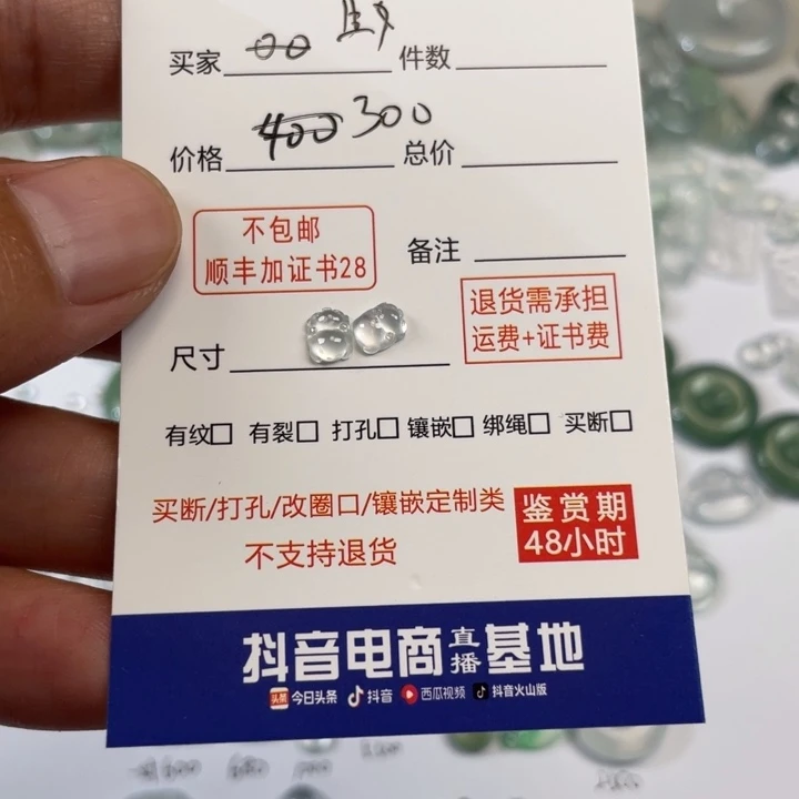 翡翠未镶嵌颈饰（****）