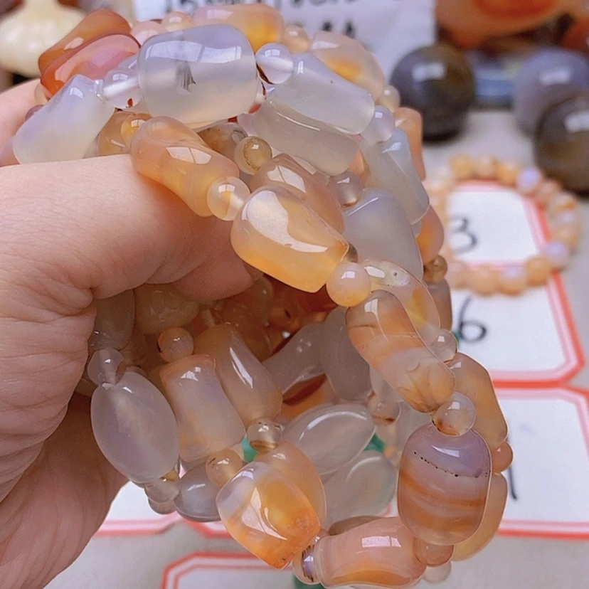 【闪购商品】未镶嵌玛瑙/玉髓珠宝半成品曹*