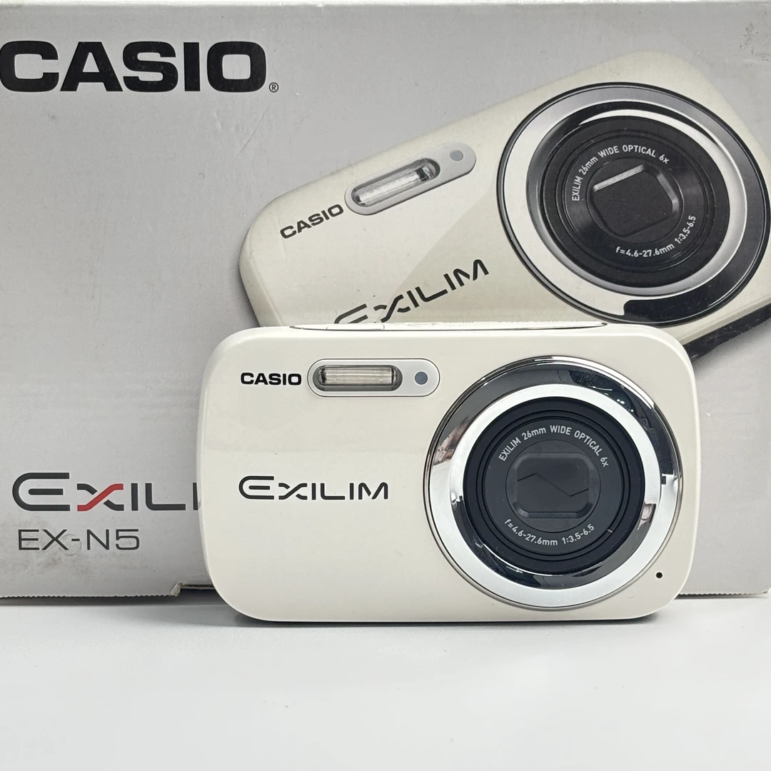 95新 Casio/卡西欧 n5白色原盒1610万像素6倍变焦复古ccd