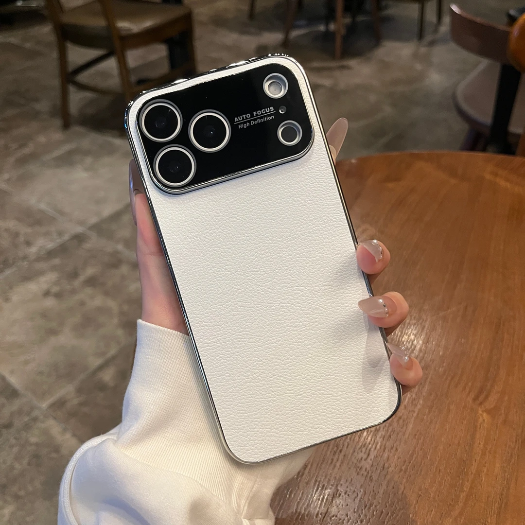 电镀素皮秒变17适用于苹果手机壳iPhone带镜头膜网红同款秋冬奢华