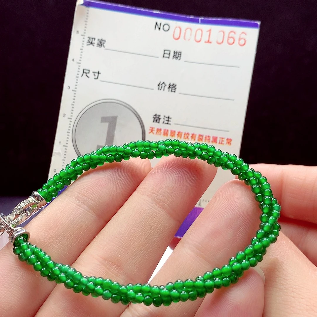 未镶嵌手链翡翠手链