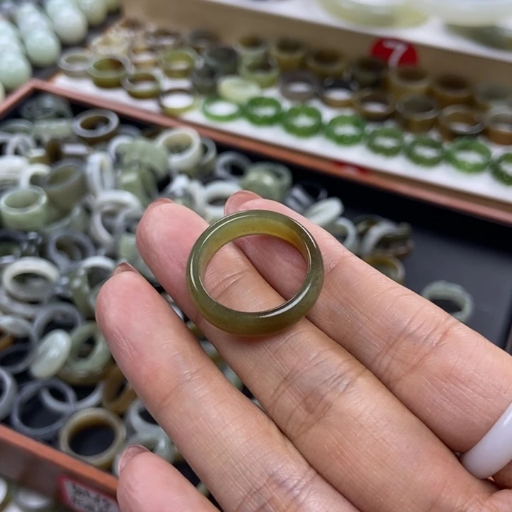 未镶嵌和田玉珠宝半成品悦*