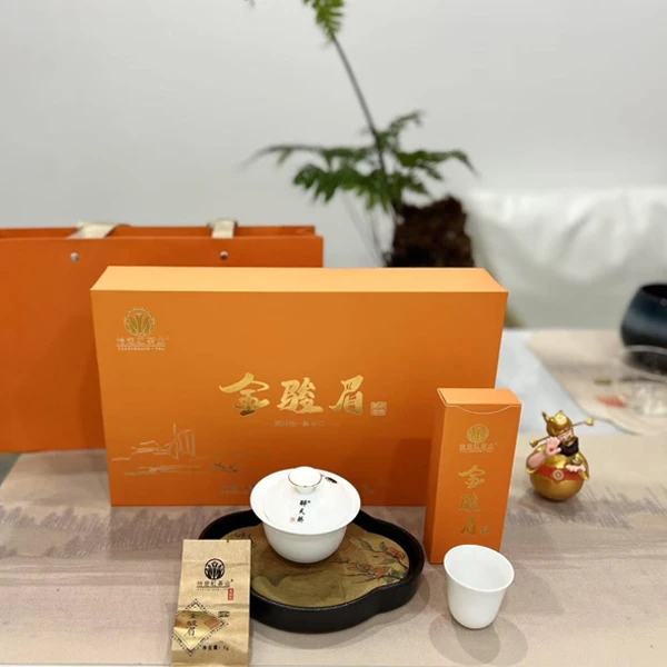 正宗桐木关红茶蜜香型金骏眉2024武夷红茶口粮茶礼盒装送礼送长辈