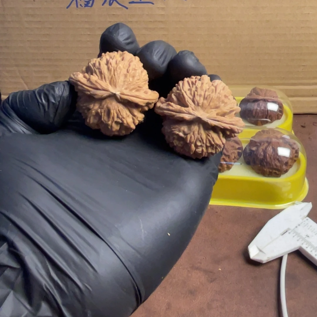 吊坠文玩核桃精品白狮子