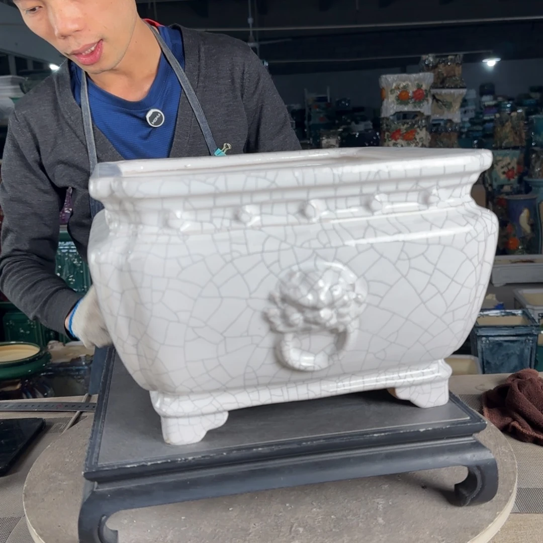 一风堂石湾花盆。微瑕