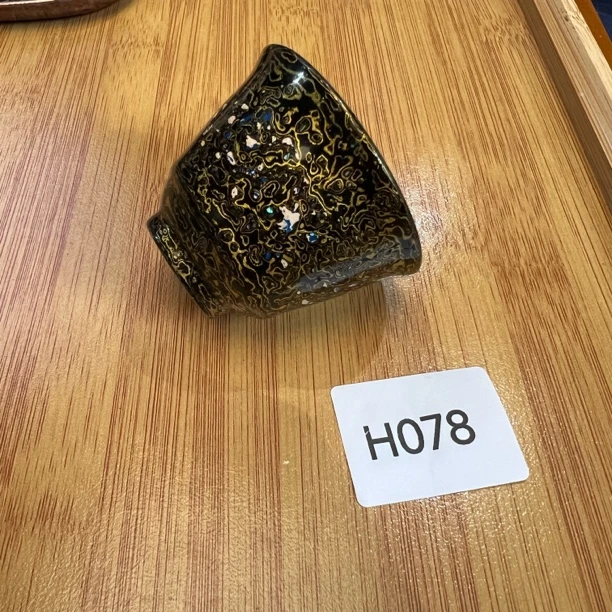 H078 大漆茶杯工艺品