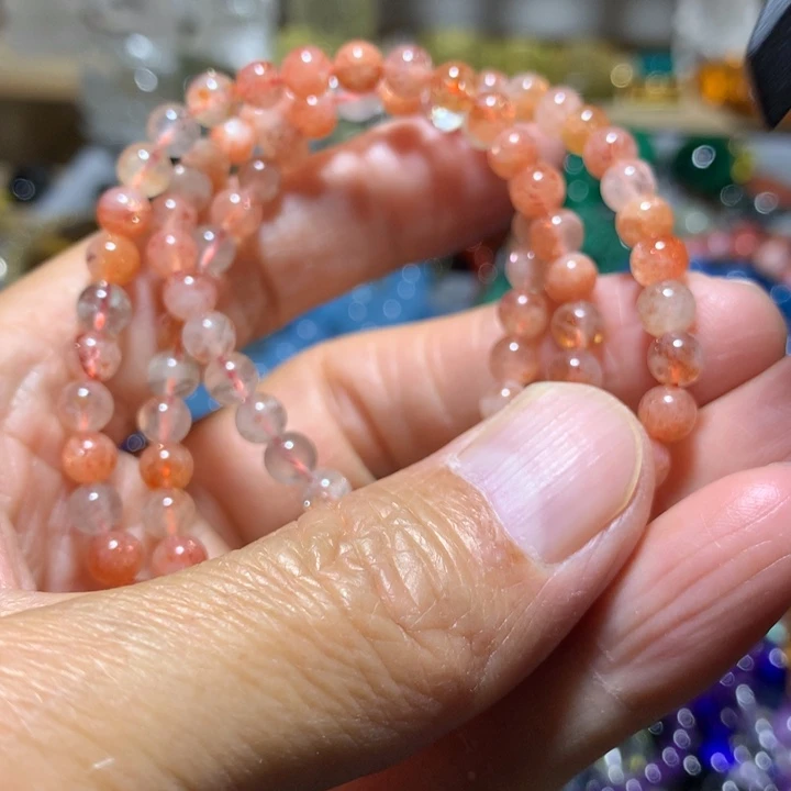 未镶嵌手链水晶5mm手串三圈