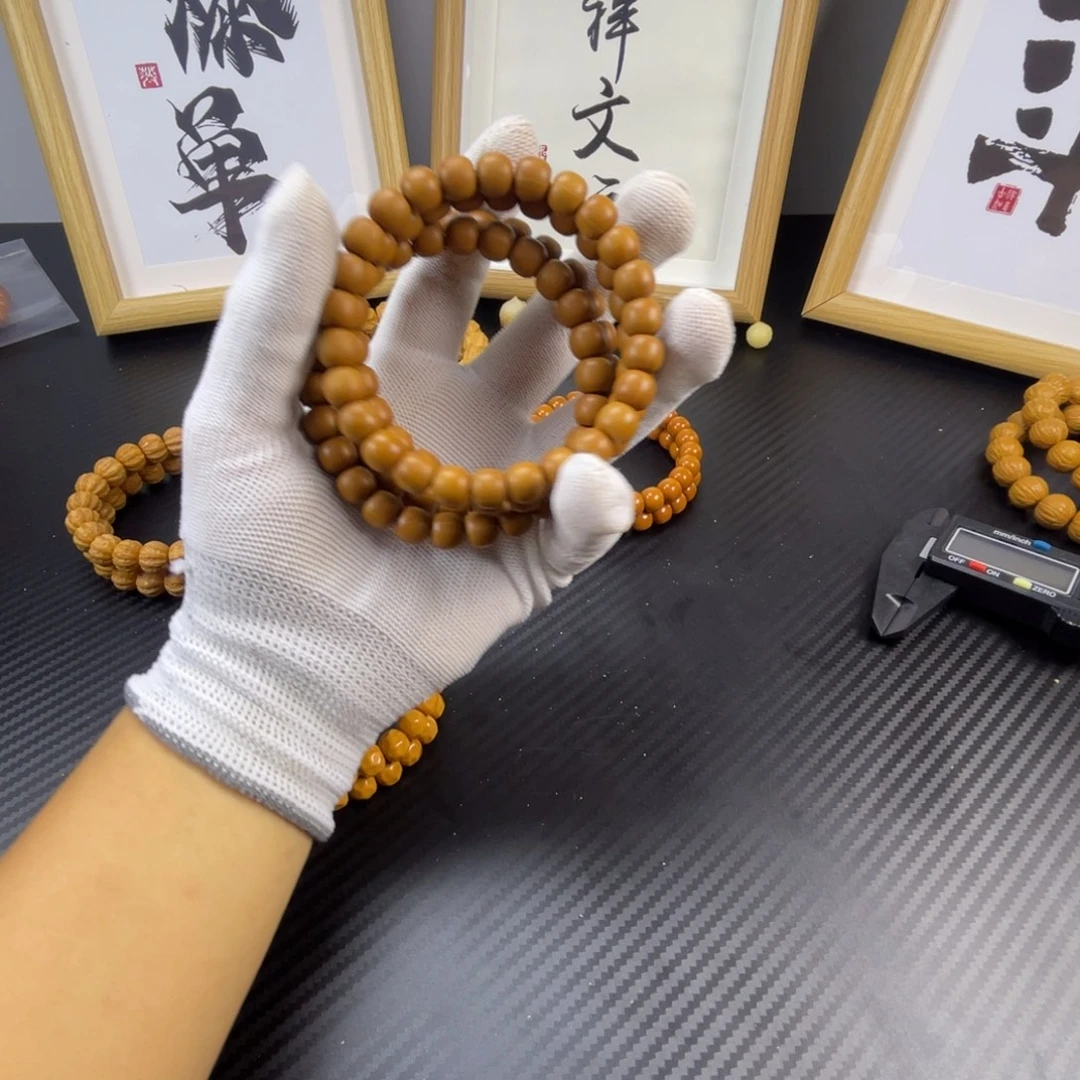 偷***爱核桃手串/手链猴头老型9.0哑光108
