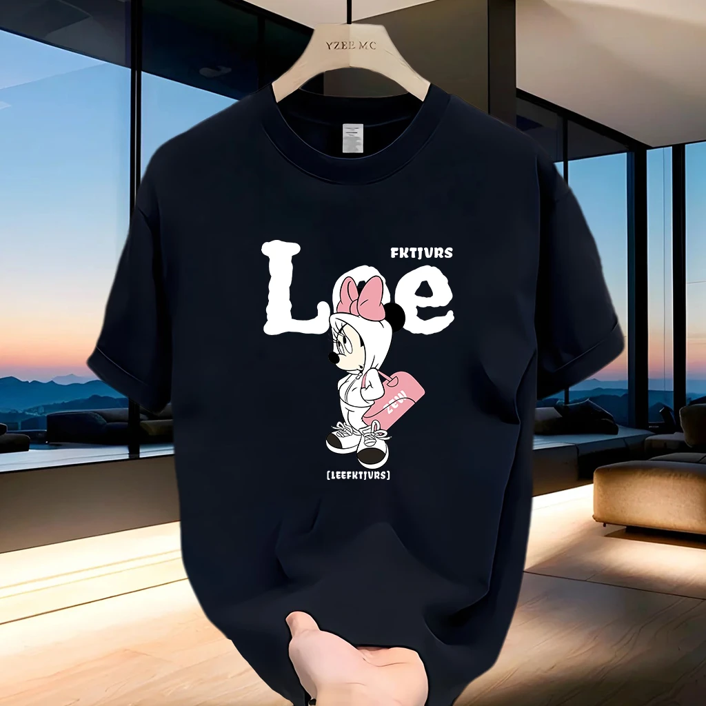 美式痞帅重磅纯棉短袖T恤青年男女款夏季ins潮牌男士圆领百搭上衣