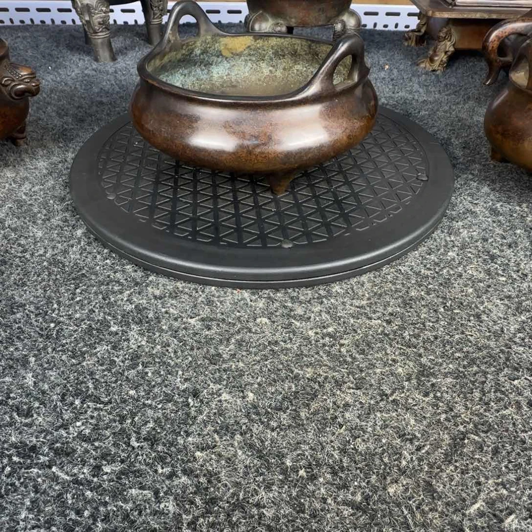 栗***皓铜胎双耳冲天香炉