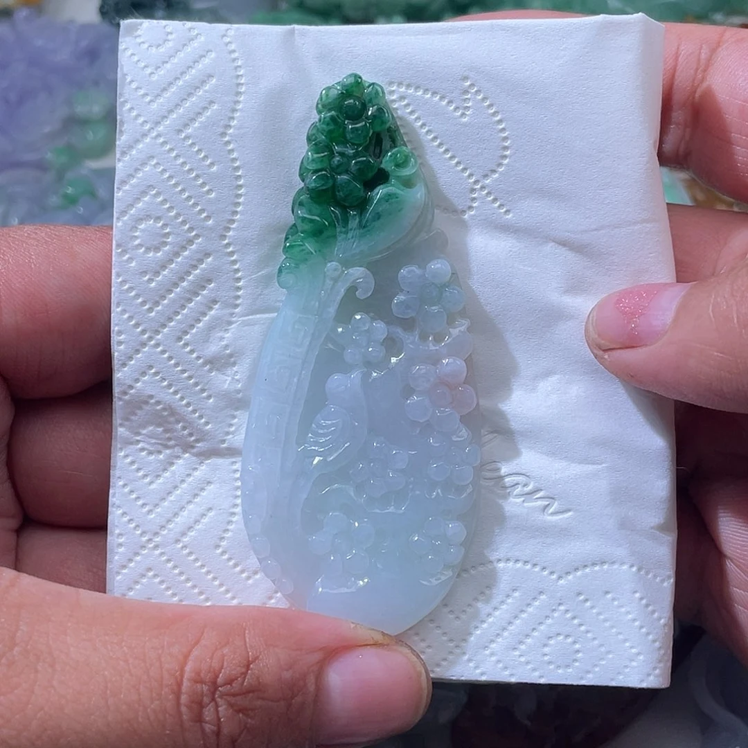 颈饰未镶嵌翡翠翡玉缘翡