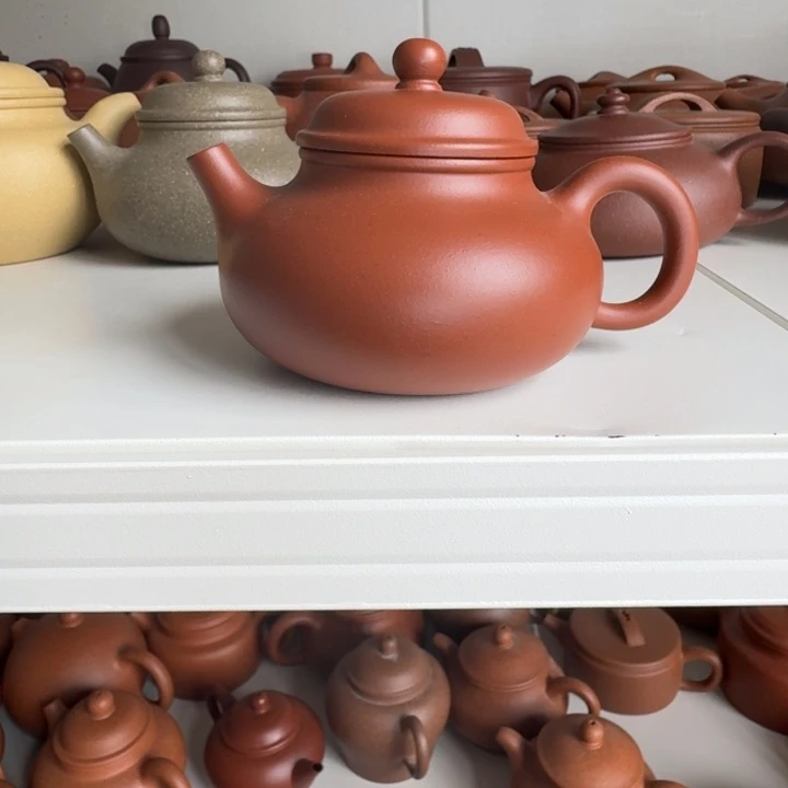 茶杯紫砂小红泥容天130cc
