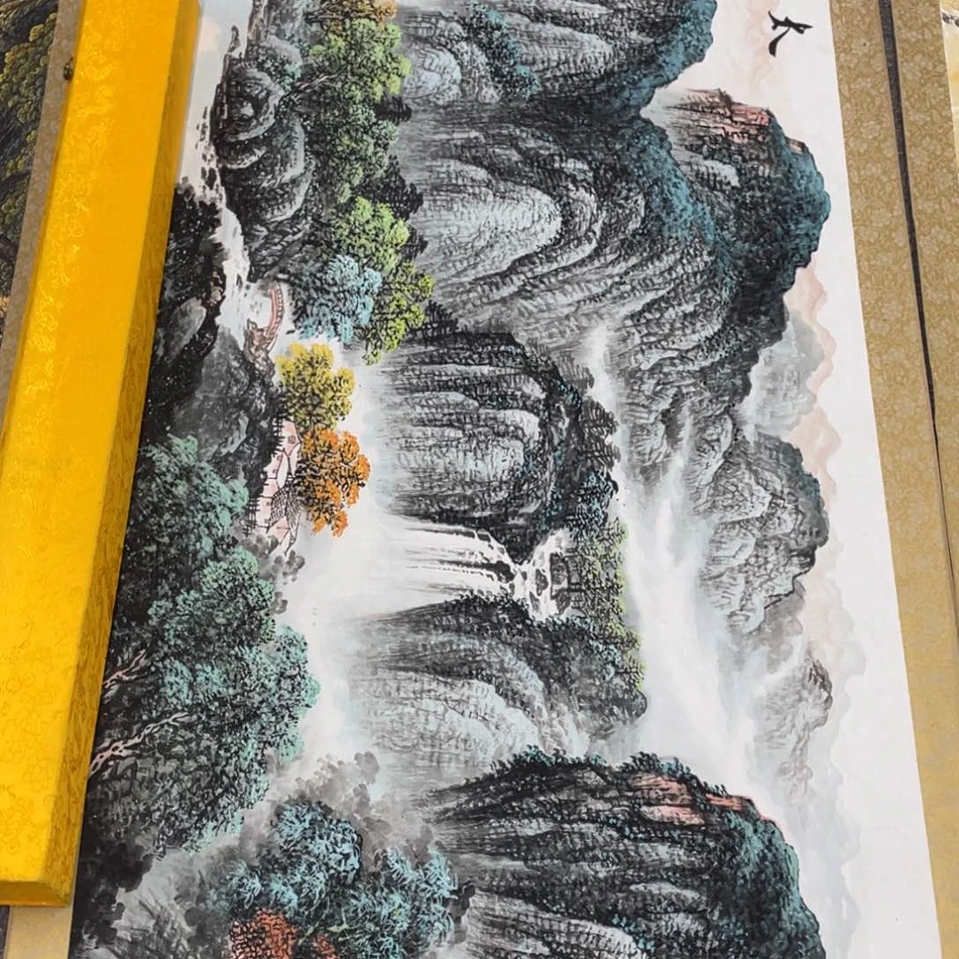 顺***心国画老师手笔手绘作品Y