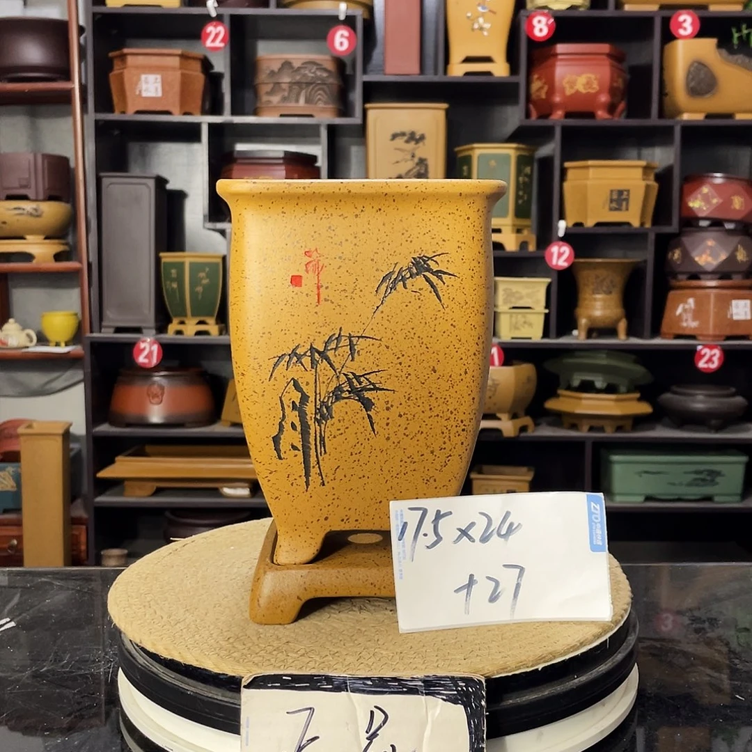 D-盆尚好紫砂花盆